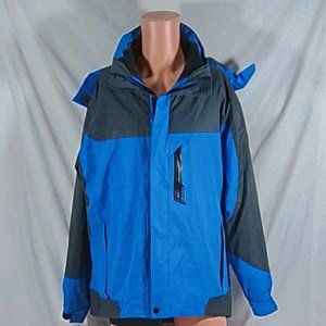 Men's Victory Outfitters 3-in-1 Systems Jacket - Royal Blue - L - NWOT